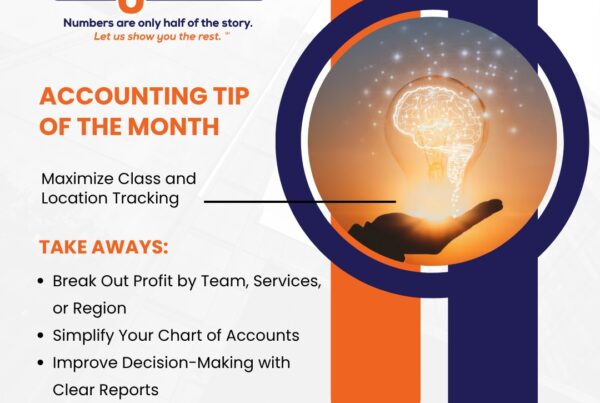 Accounting Tip of the Month One 8 Solutions