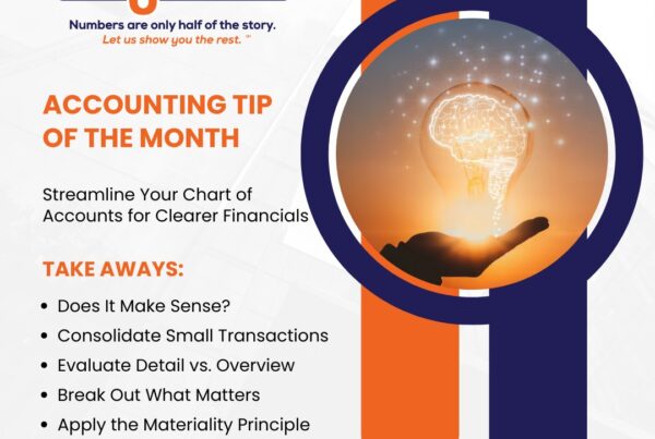 Accounting Tip of the Month One 8 Solutions