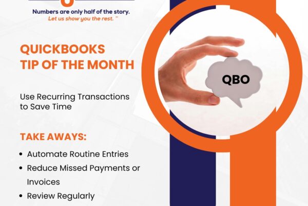 QuickBooks Tip of the Month One 8 Solutions