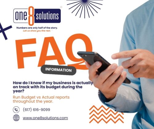 One 8 Solutions FAQ budget and actuals