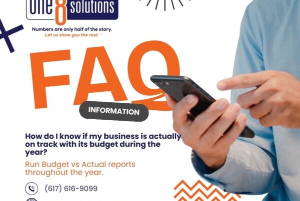 One 8 Solutions FAQ budget and actuals