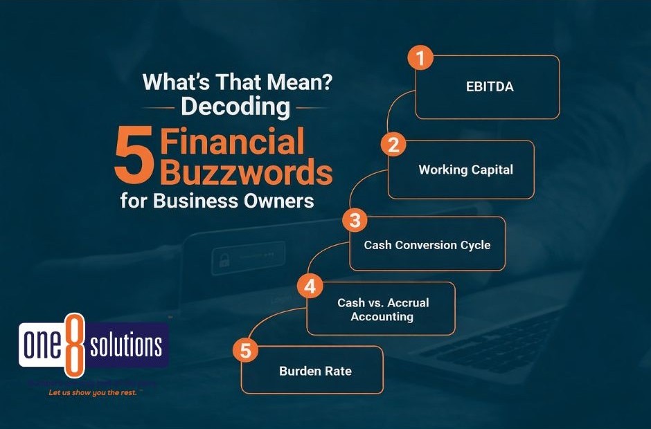 One 8 Solutions Decoding 5 Financial Buzzwords for Business Owners