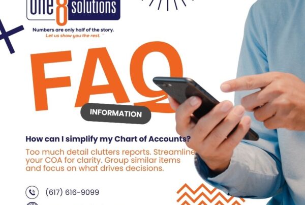 One 8 Solutions FAQ How Can I Simplify My Chart of Accounts?