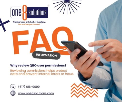 One 8 Solutions FAQ Why review QBO user permissions? 