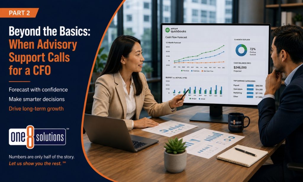 One 8 Solutions Beyond the Basics When Advisory Support Calls for a CFO