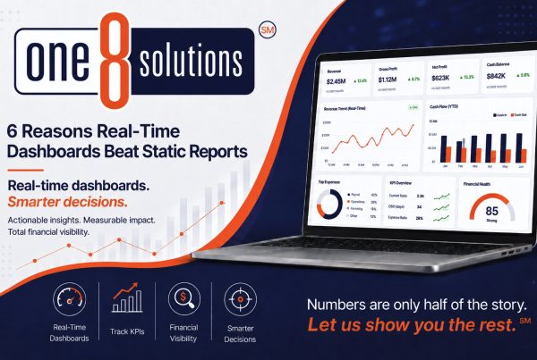 One 8 Solutions 6 Reasons Real-Time Dashboards Beat Static Reports
