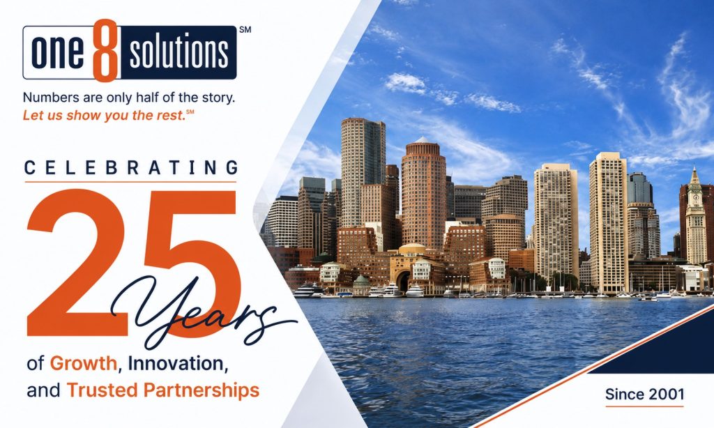 One 8 Solutions 25 year in business 
