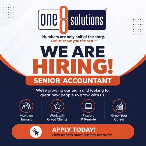 One 8 Solutions Senior Accountant 2026